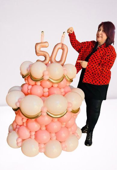 Birthday cake jumbo con velitas