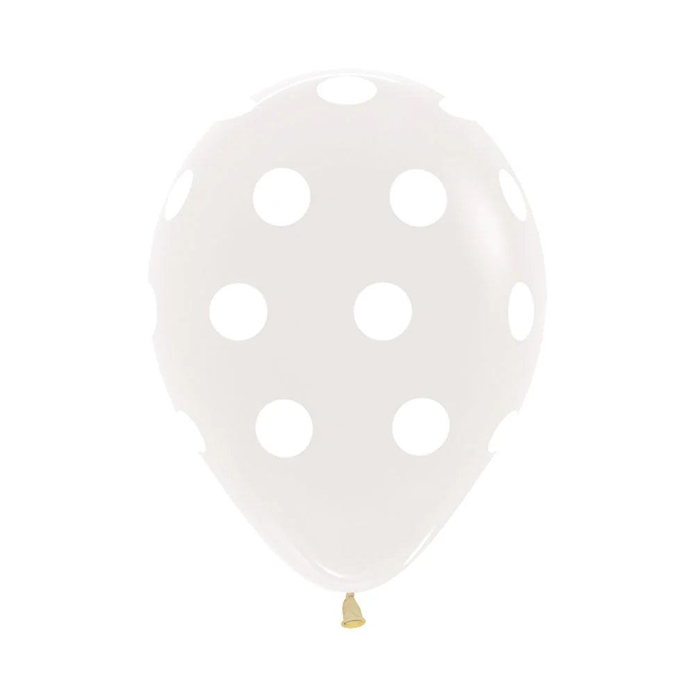 POLKA BLANCO FASHION TRANSPARENTE