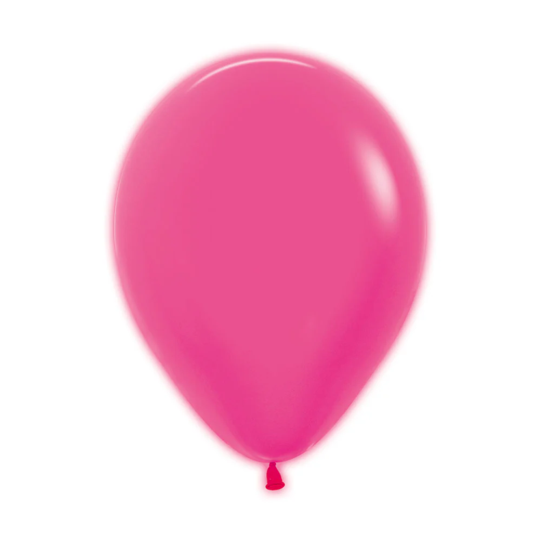 GLOBO LATEX NEÓN FUCSIA