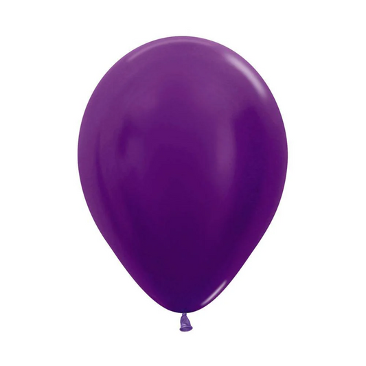 GLOBO LATEX  METAL VIOLETA