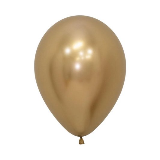 GLOBO LATEX REFLEX DORADO