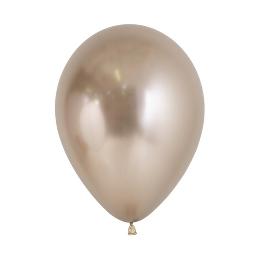 GLOBO LATEX REFLEX CHAMPAÑA