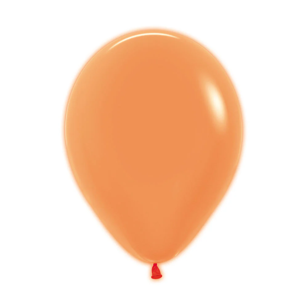 GLOBO LATEX NEÓN NARANJA