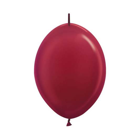 GLOBO LATEX LINK-O-LOON® METAL VINOTINTO