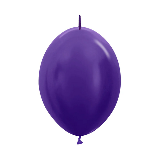 GLOBO LATEX LINK-O-LOON® METAL VIOLETA