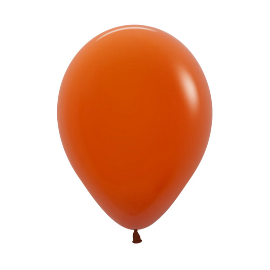 GLOBO LATEX FASHION NARANJA COBRIZO